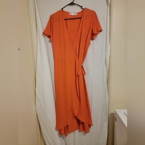 Time and True wrap dress